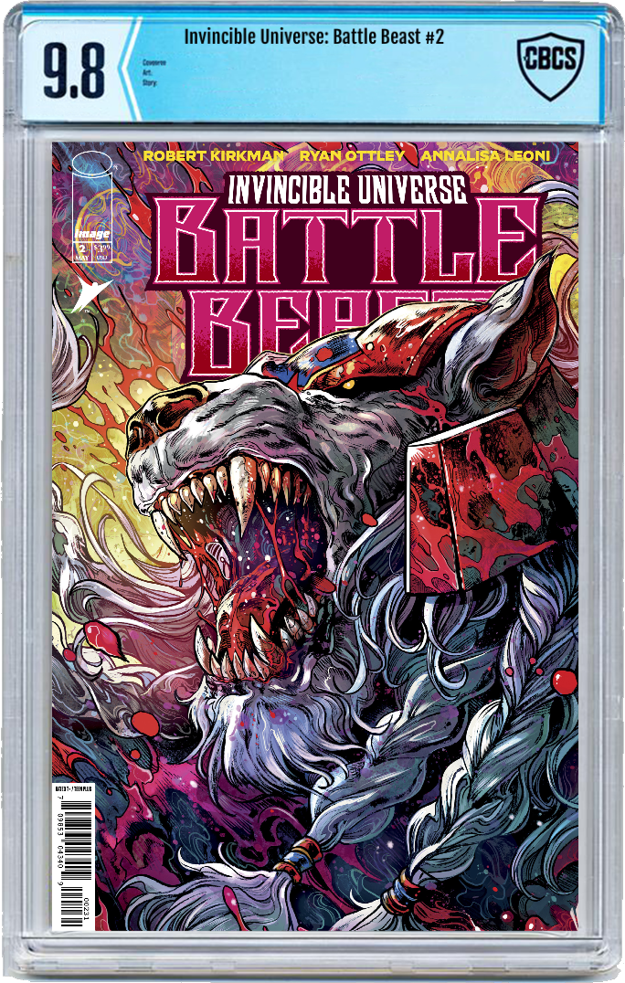 CBCS 9.8 - Invincible Universe: Battle Beast #2 Vincenzo Riccardi Exclusive