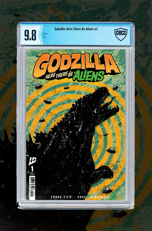CBCS 9.8 - Godzilla: Here There Be Aliens 1 UFO Exclusive (Matt Wilson)