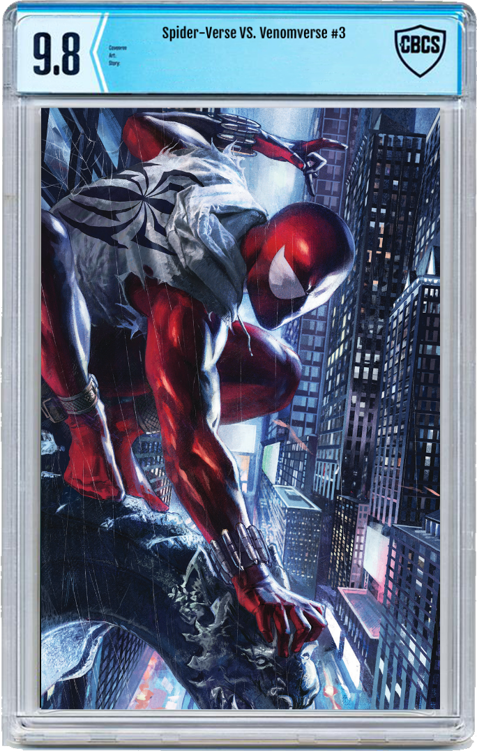 CBCS 9.8 - Spider-Verse VS. Venomverse #3 Marco Mastrazzo Scarlet Spider Exclusive