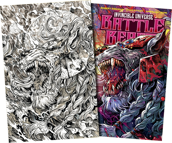 Invincible Universe: Battle Beast #6 - Vincenzo Riccardi Black/White Exclusive