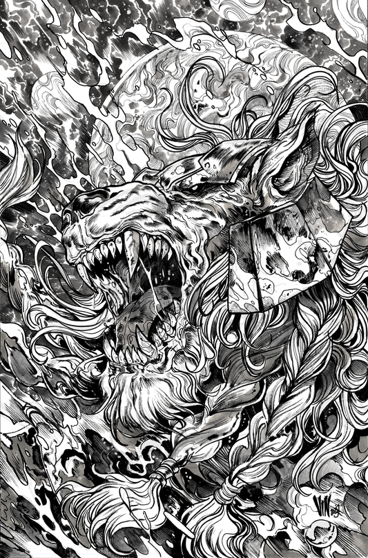 Invincible Universe: Battle Beast #6 - Vincenzo Riccardi Black/White Exclusive