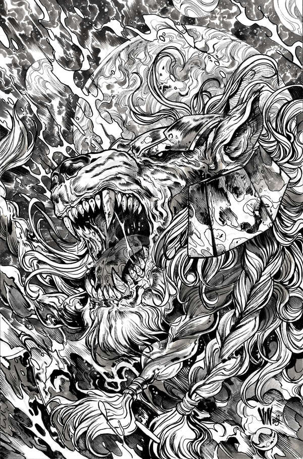 Invincible Universe: Battle Beast #6 - Vincenzo Riccardi Black/White Exclusive