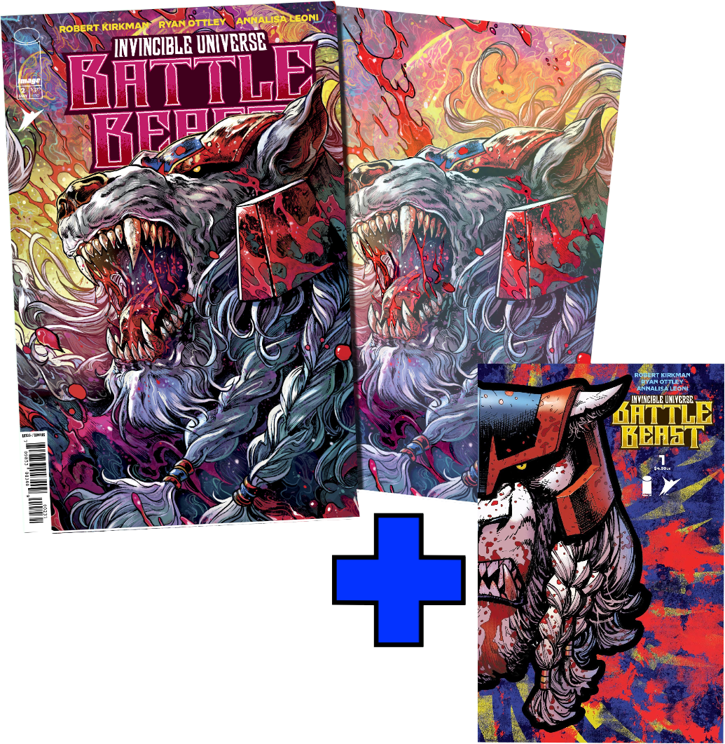 Invincible Universe: Battle Beast #2 - Vincenzo Riccardi Exclusive + Die Cut Foil (BUNDLE)