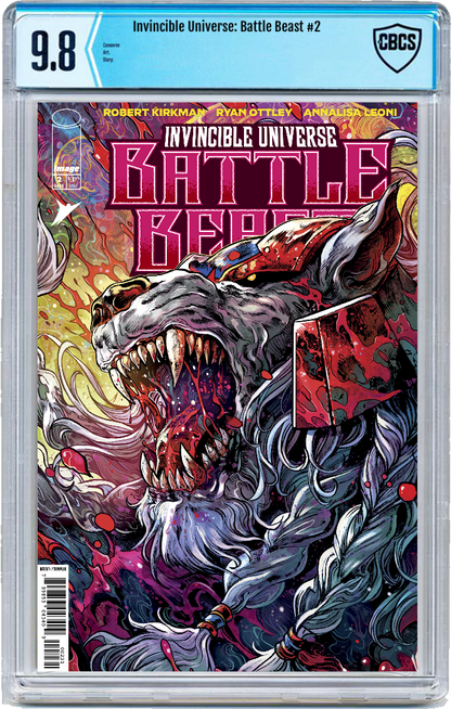 CBCS 9.8 - Invincible Universe: Battle Beast #2 Vincenzo Riccardi Exclusive