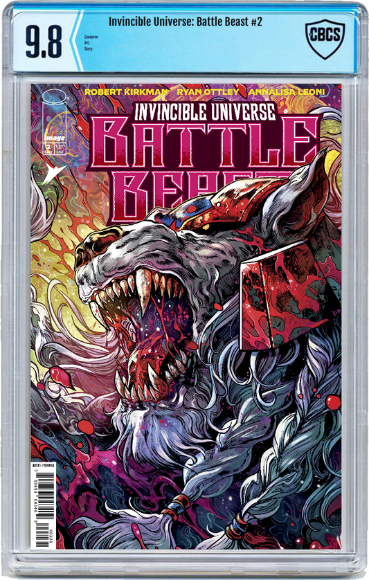 CBCS 9.8 - Invincible Universe: Battle Beast #2 Vincenzo Riccardi Exclusive
