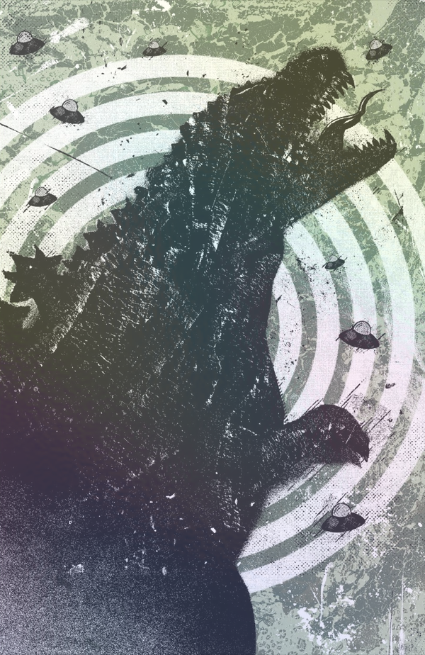 Godzilla: Here There Be Aliens 1 UFO Exclusive (Matt Wilson)