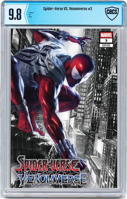 CBCS 9.8 - Spider-Verse VS. Venomverse #3 Marco Mastrazzo Scarlet Spider Exclusive